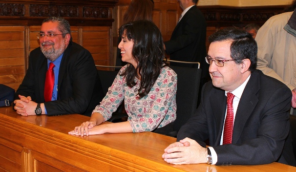 Gabriel Díaz, Raquel Vega y Francisco Rodríguez Cubiella, nuevos concejales del Grupo Popular.