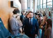 Álvaro Queipo, en el Palacio de Congresos de Gijón