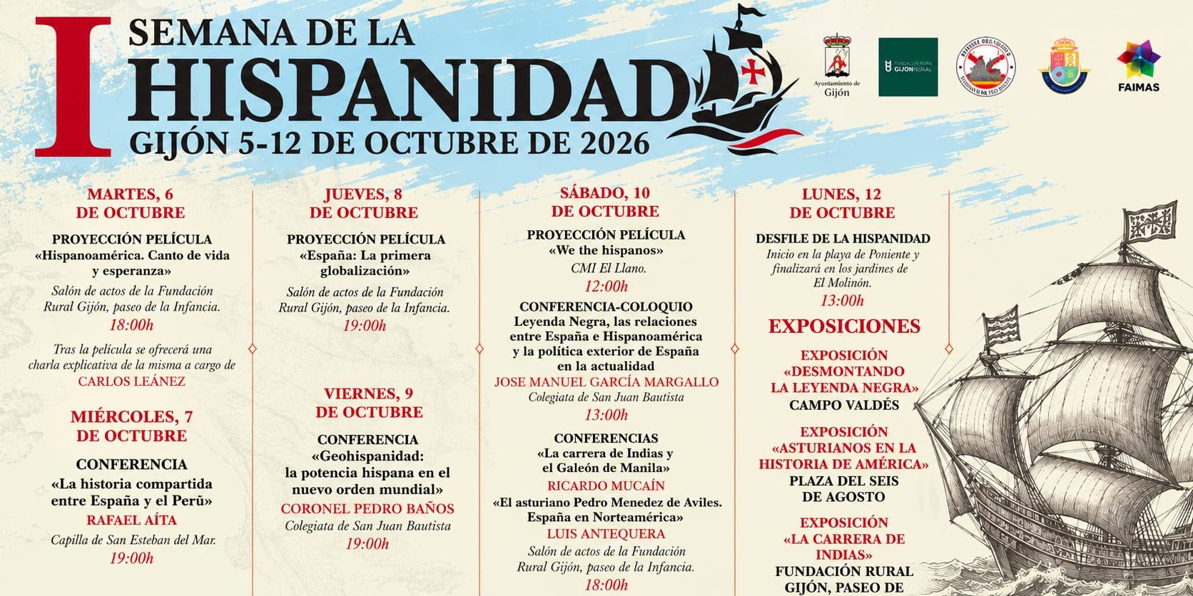 Programa I Semana de la Hispanidad Gijón Programa I Semana de la Hispanidad Gijón