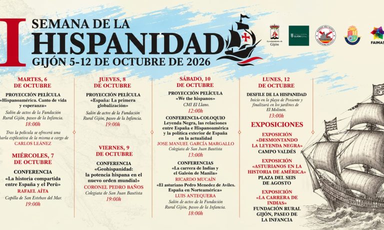 Programa I Semana de la Hispanidad Gijón