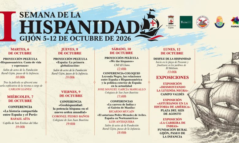Programa I Semana de la Hispanidad Gijón